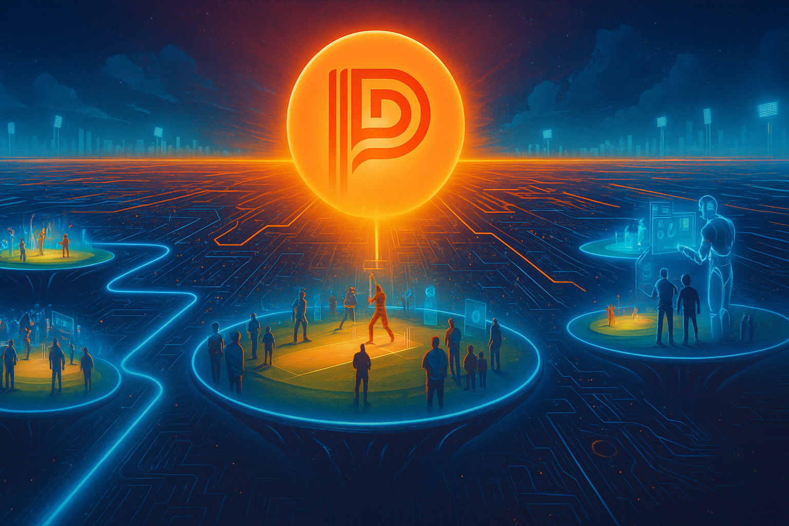 Futuristic technology interface